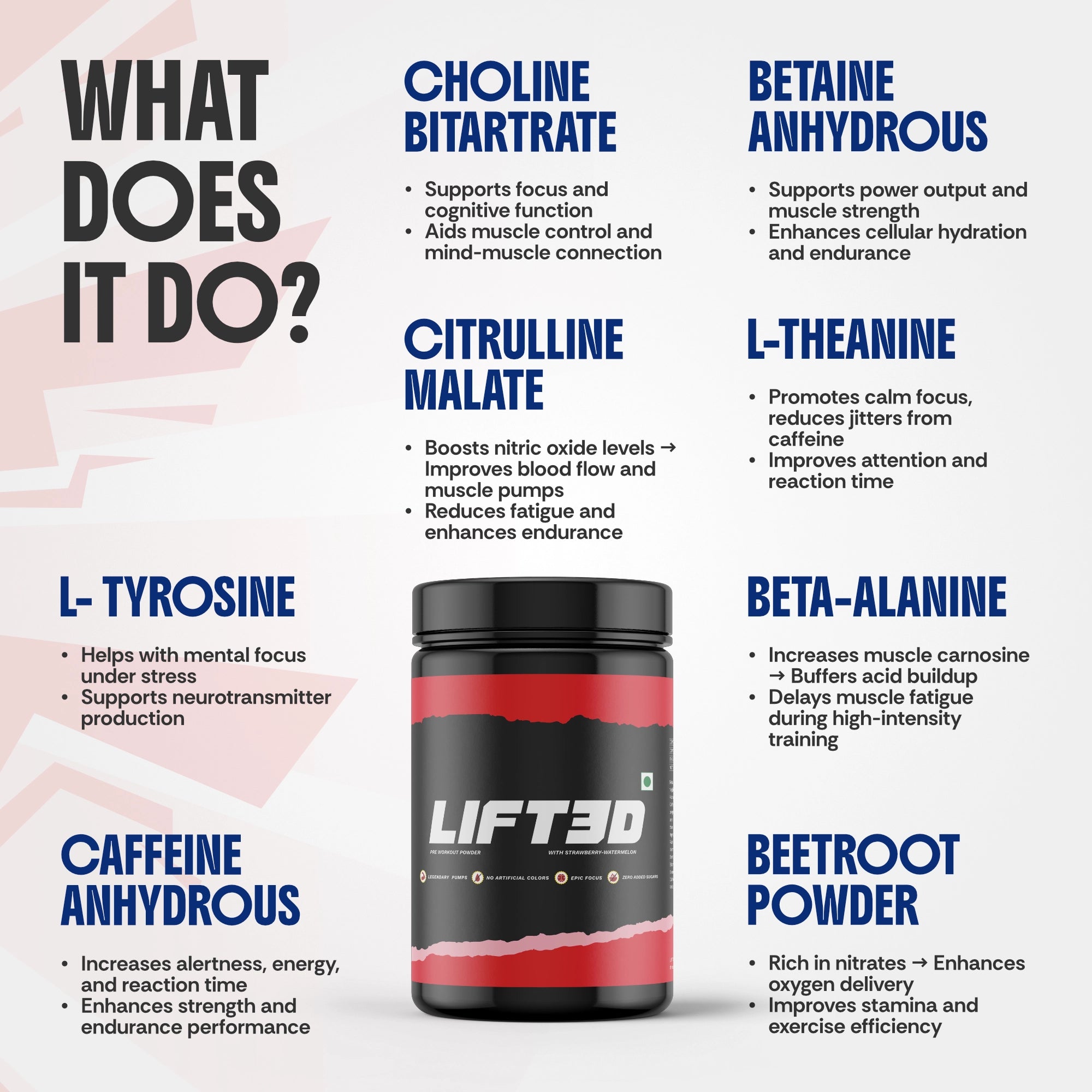 preworkout powder ingredients